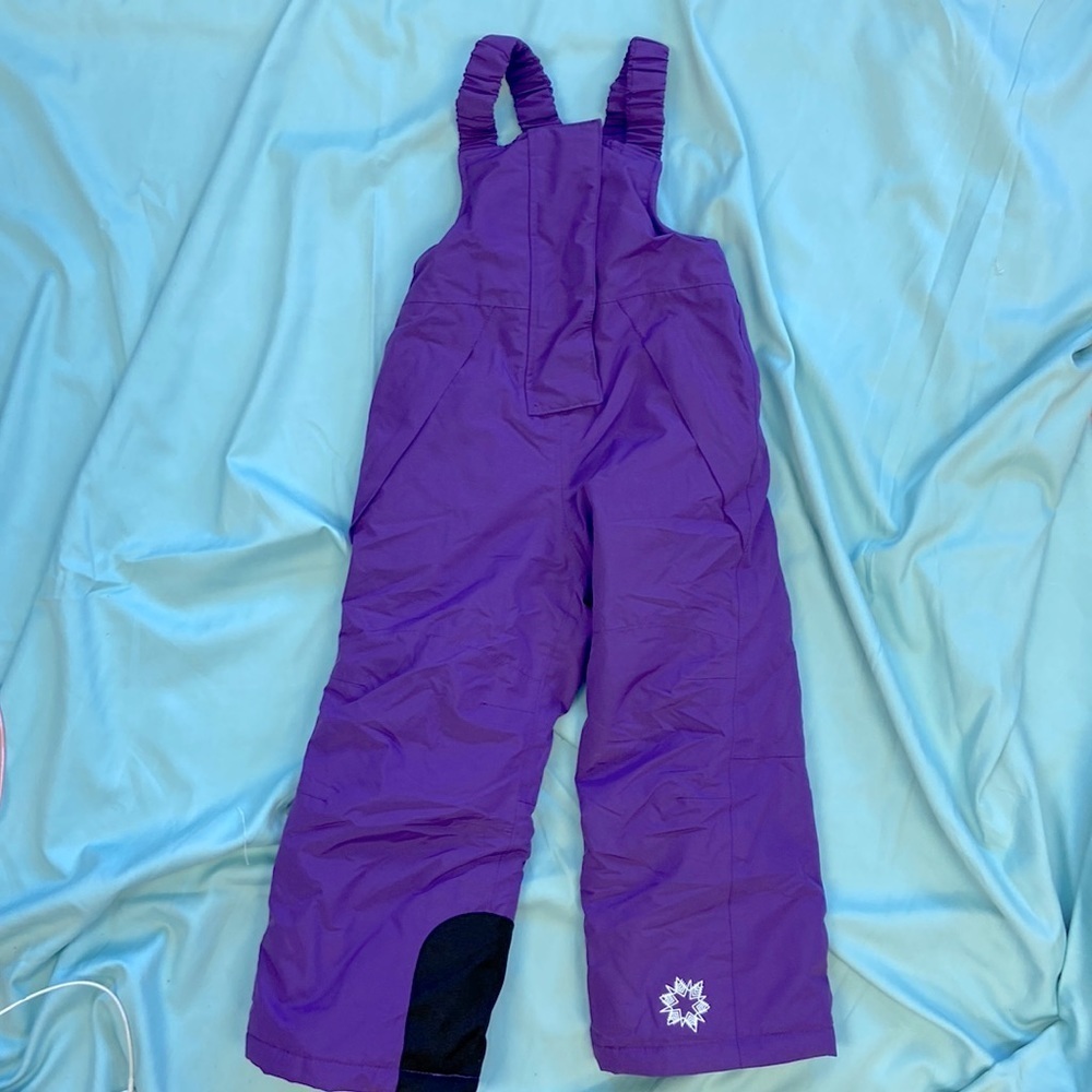 crivitPro purple bib snow pants size 2-4 years